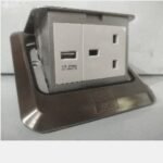 SIMON ZD021381 Floor Socket SS w/ BS Socket