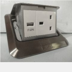 SIMON ZD021381 Floor Socket SS w/ BS Socket