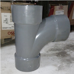 Large Radius Tee Pvc LESSO D-LT 6″ (2)