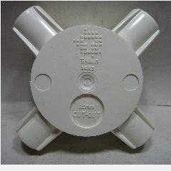 T Dus 4 Cabang TRILLIUN Volta 25mm @50pcs