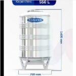 Tangki SS GRAND TSV700 550L + Kaki