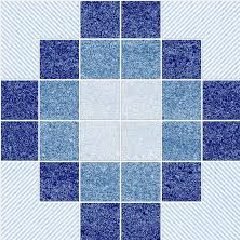 Keramik 25x25 ASIA TILE PLT Rochester Blue