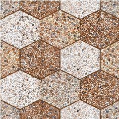 Keramik 40x40 JUPITER Hexastone Brown