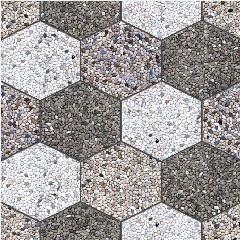 Keramik 40x40 JUPITER Hexastone Grey
