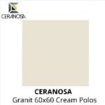 Granit 60x60 CERANOSA Cream Polos