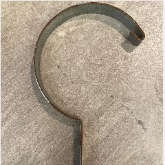 Gantungan Talang Besi 1/2 Lingkar 15cm Brack