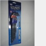 9pcs EL Ball Point Inch Hex Key Set TOHOp283