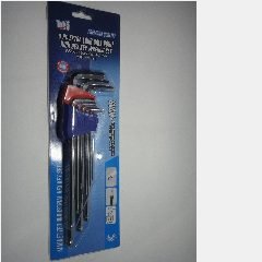 9pcs EL Ball Point Inch Hex Key Set TOHOp283