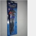 9pcs EL Star No Tamper Hex Key Set TOHO p283