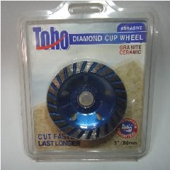 Diamond Cup Wheel TOHO 3″ p208 @10pcs