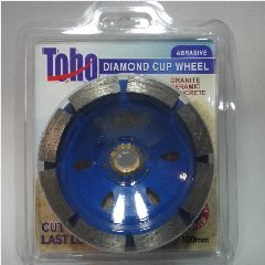 Diamond Cup Wheel TOHO 4″ @10pcs p156Lama