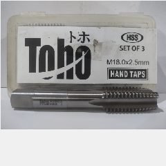 Hand Taps TOHO M18.0x2.50 p231 @3pcs