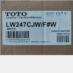 TOTO LW247CJ Lavatory 1 Tap Hole (body only)