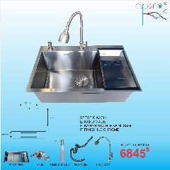 Wasbak 1 Lbg ESPANO 6845 Chrome