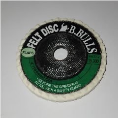 Flap Disc WIPRO B.BULLS Felt Buffin 100x16mm